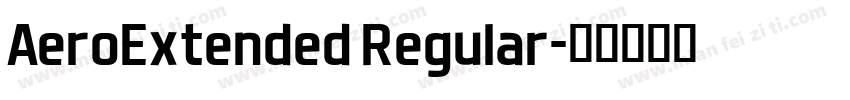 AeroExtended Regular字体转换